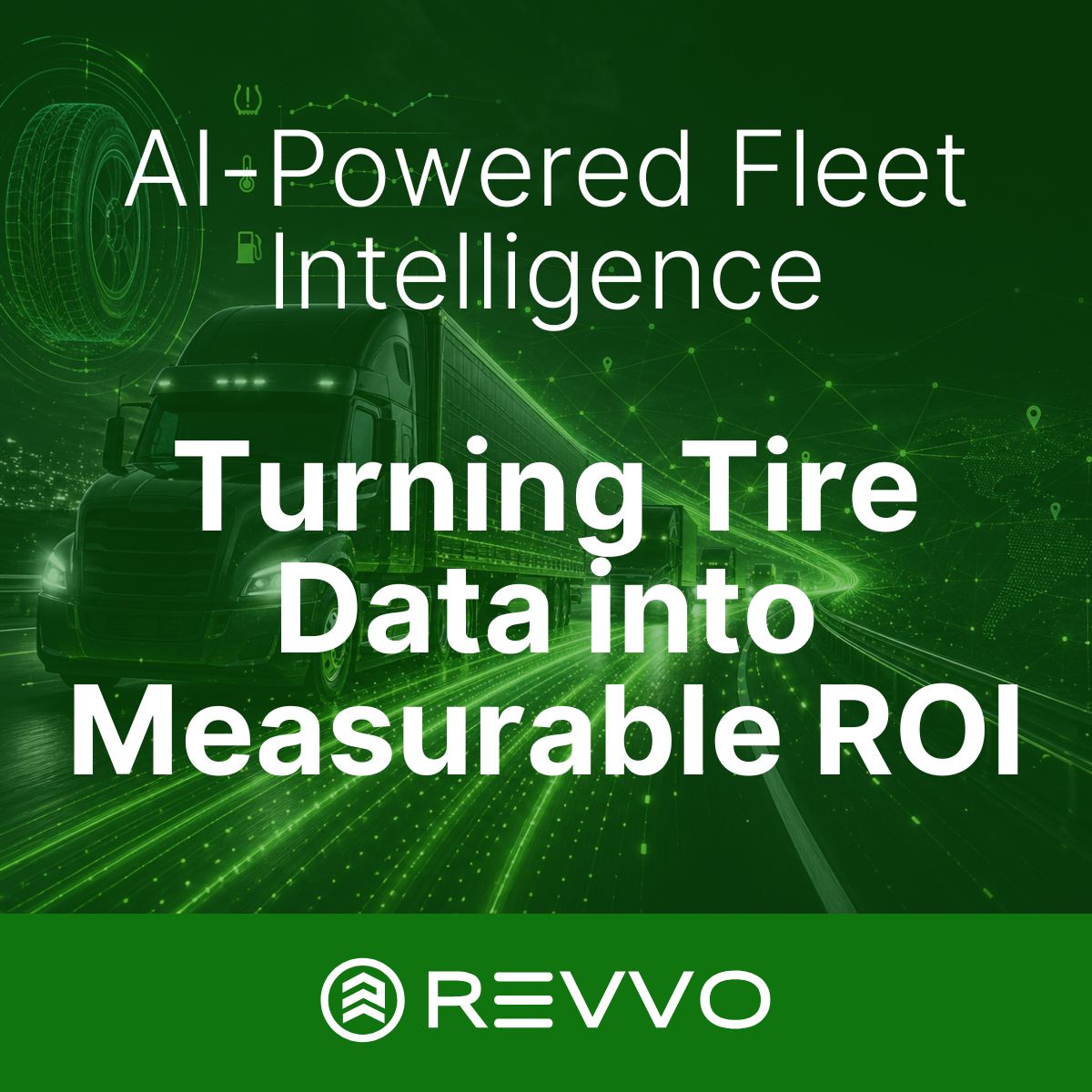 AI-powered fleet intelligence truck data analytics graphic